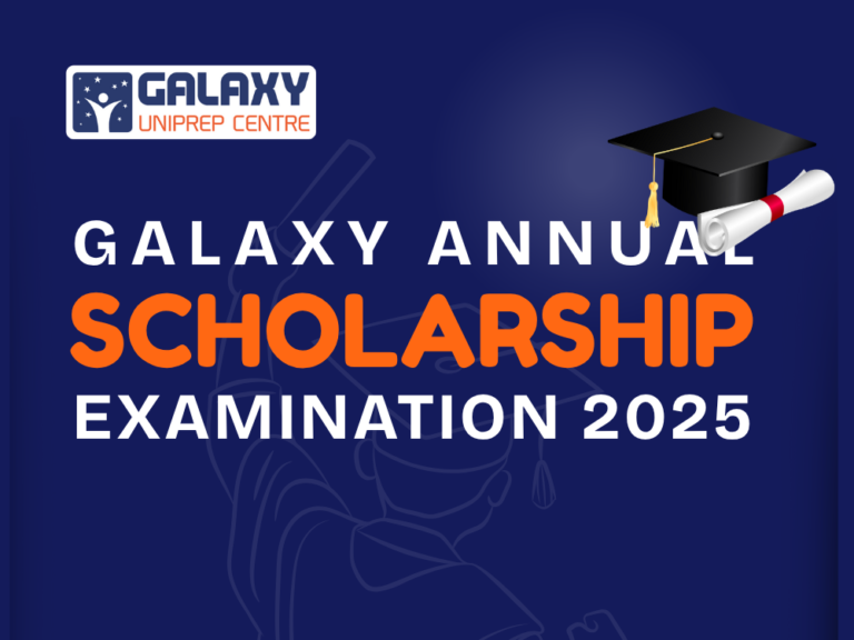 GALAXY ANNUAL SCHOLARSHIP EXAMINATION 2025
